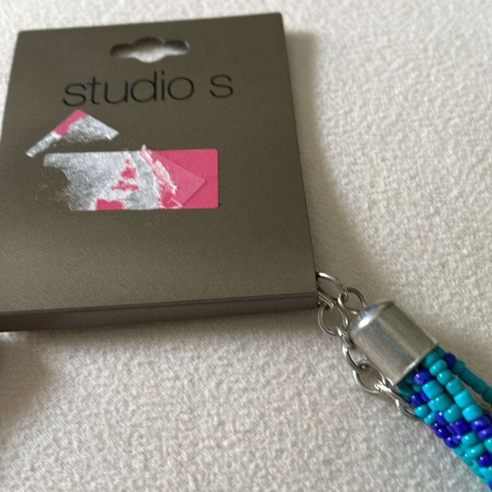 NWT Studio S Beaded Fashion Necklace - Picture 5 of 5